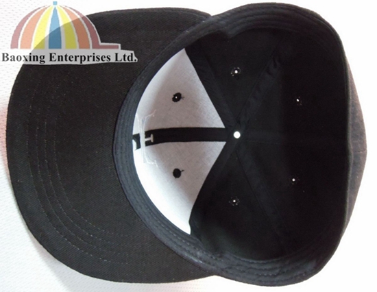 customized logo raise embroidery fitted hat