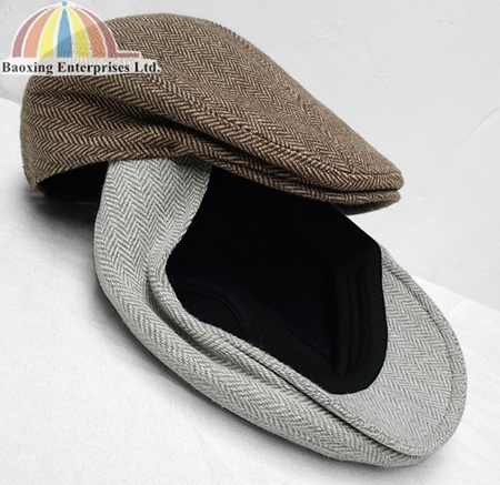 men's herringbone beret hat gastby cap golf hat