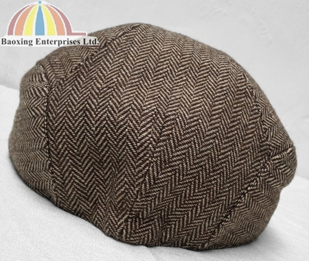 men's herringbone beret hat gastby cap golf hat